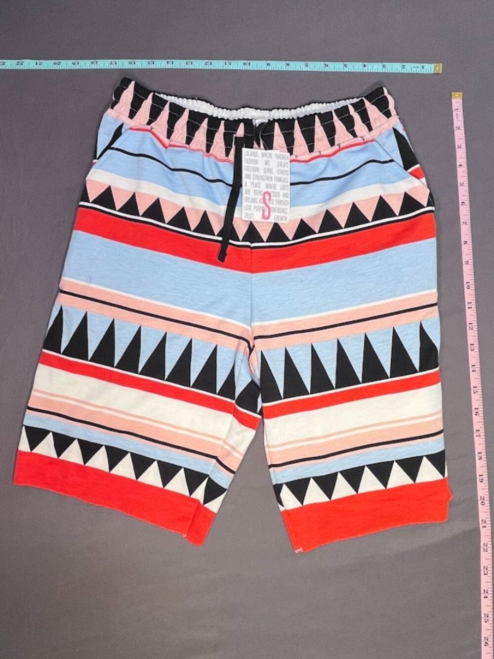 NEW Womens Lularoe French Terry Bermuda Shorts Size S